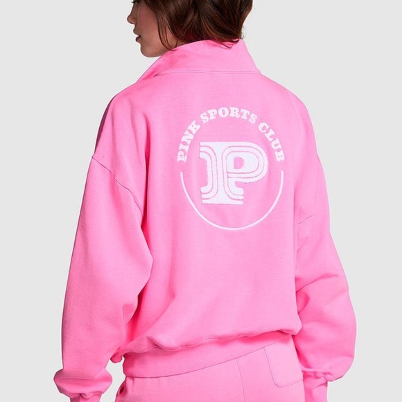 VS Pink Logo Sweatshirt Oversized Lola Pink - Picture 3 of 9